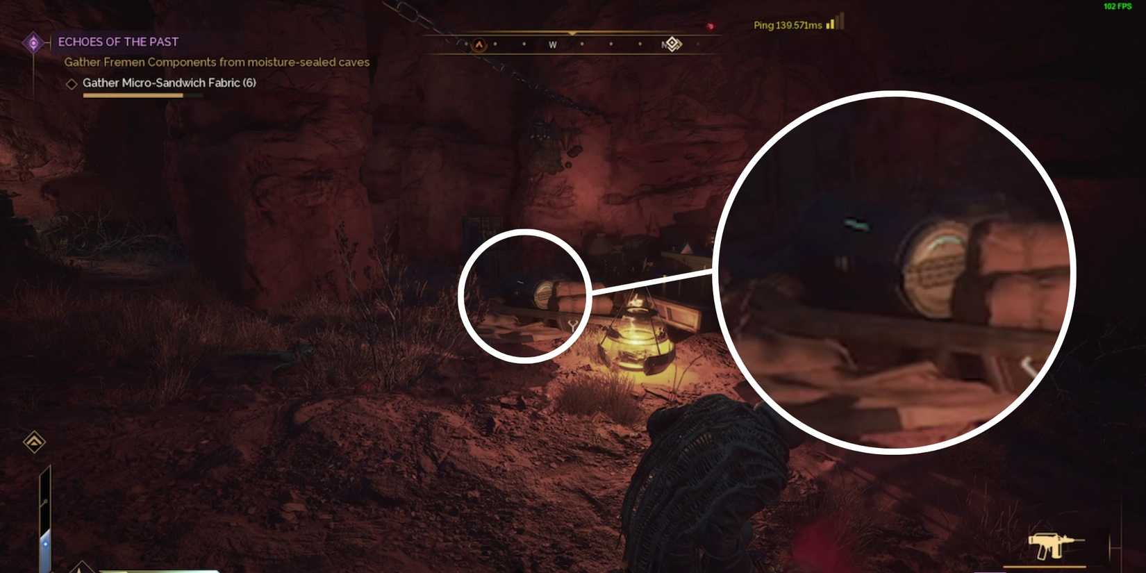 chest neon glow  in dune awakening