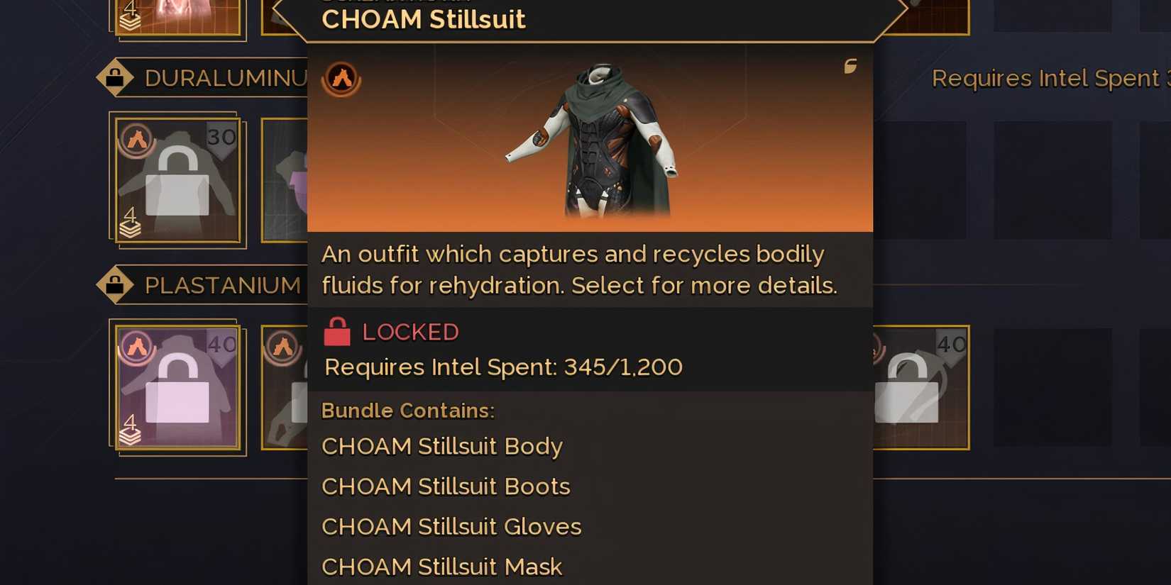 CHOAM Stillsuit Dune Awakening