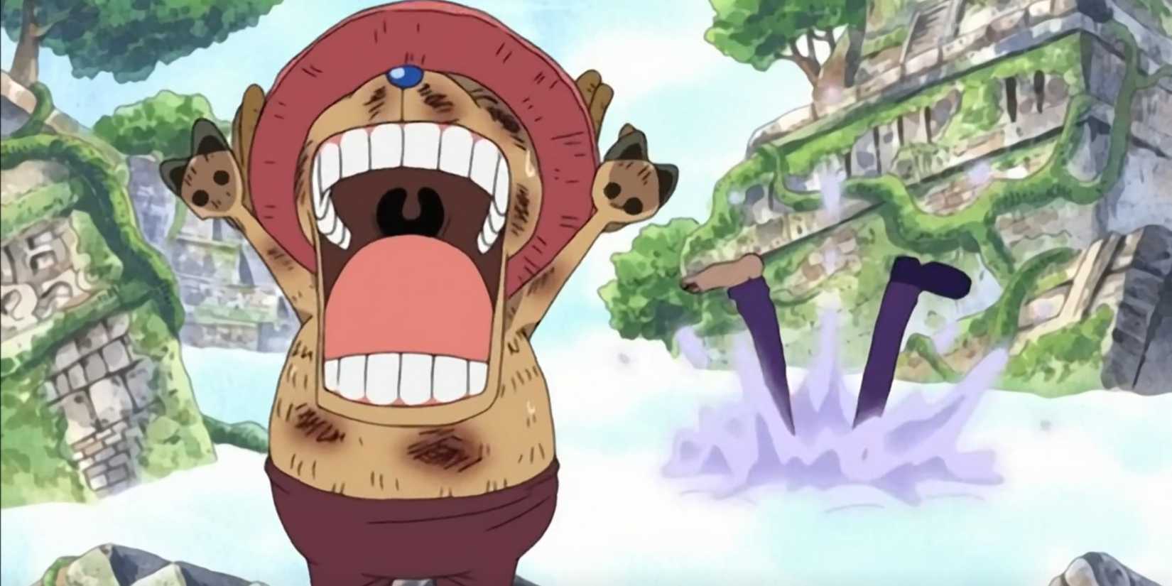 Chopper defeats Gedatsu One Piece