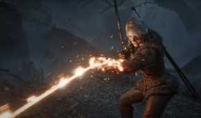 Ciri fighting the Bauk on the witcher 4