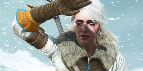 Ciri in the ending of The Witcher 3 Wild Hunt