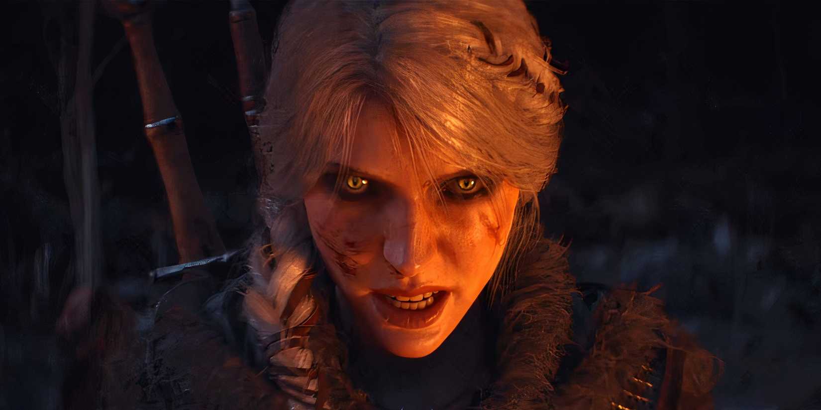 Ciri em The Witcher 4, com foco na personagem principal do novo jogo.