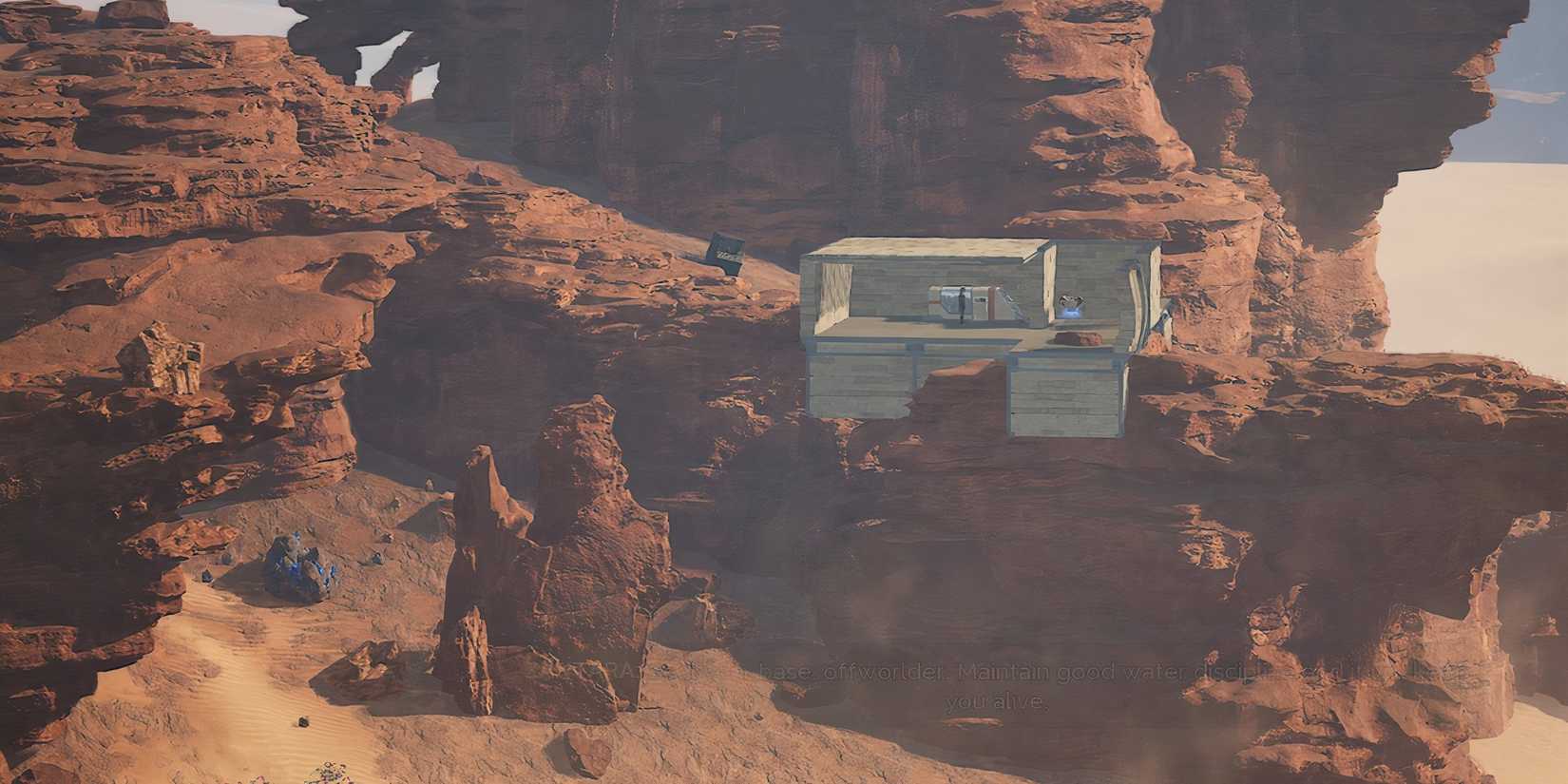 cliffside view dune awakening