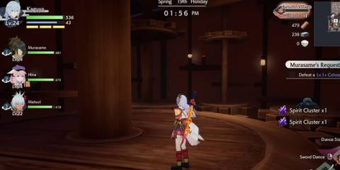 Cogwheel puzzle in Rune Factory Guardians of Azuma Mechanical Maze