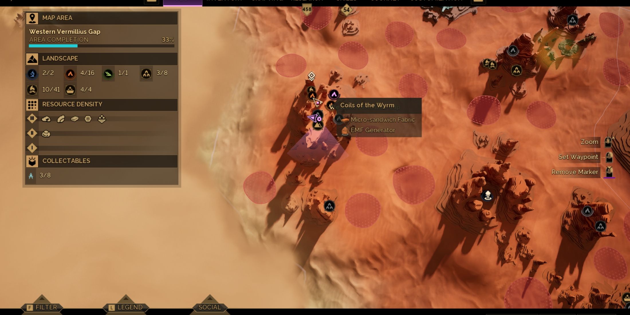 Trouble the Wyrm unique schematic breast in Dune Awakening