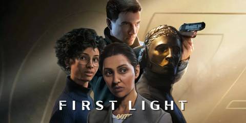 Collage of various characters in 007 First Light