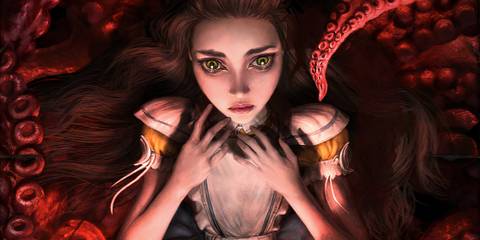 Concept art from the Alice Asylum game design bible by Omri Koresh