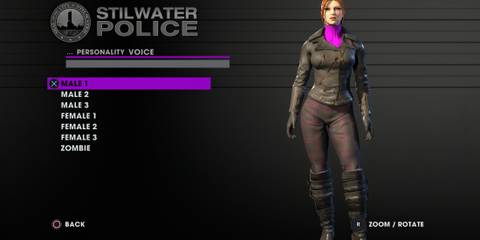 Creating a character in Saints Row The Third