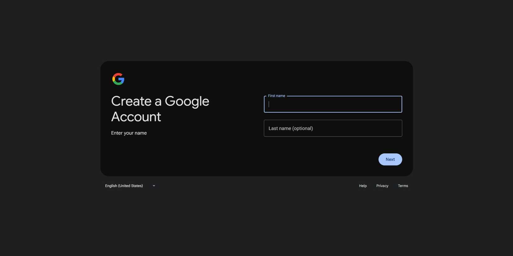 Creating a Google Account for P5X