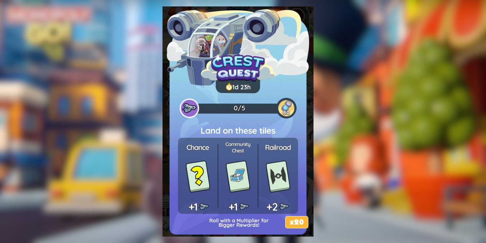 crest quest monopoly go