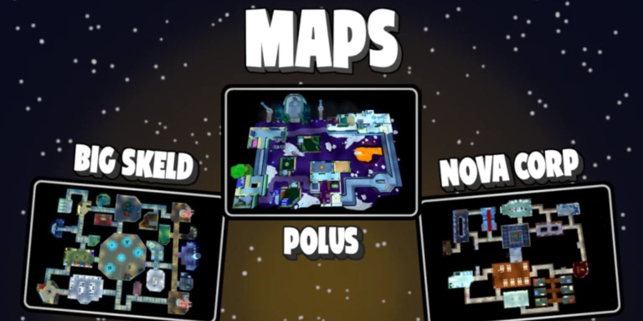 Crewmates Among us maps