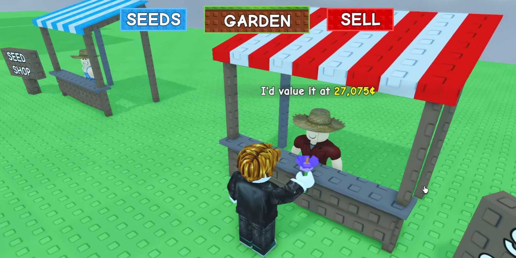 Crocus Seed Sell Value in Grow A Garden Roblox