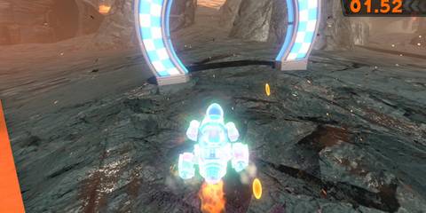 crossing the finish line