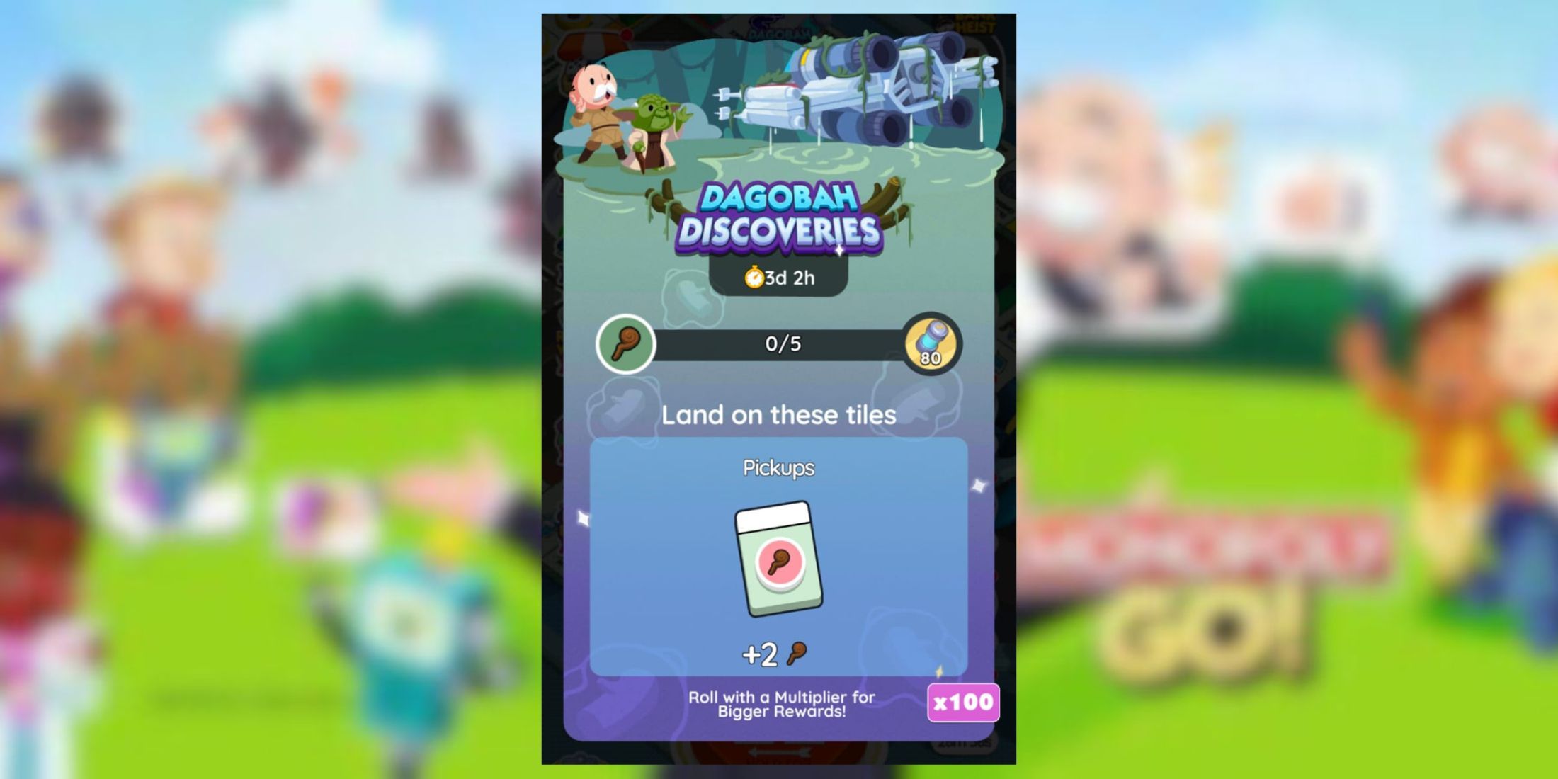 dagobah discoveries monopoly go