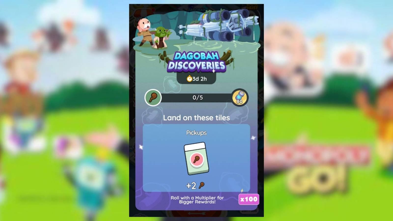 dagobah discoveries monopoly go