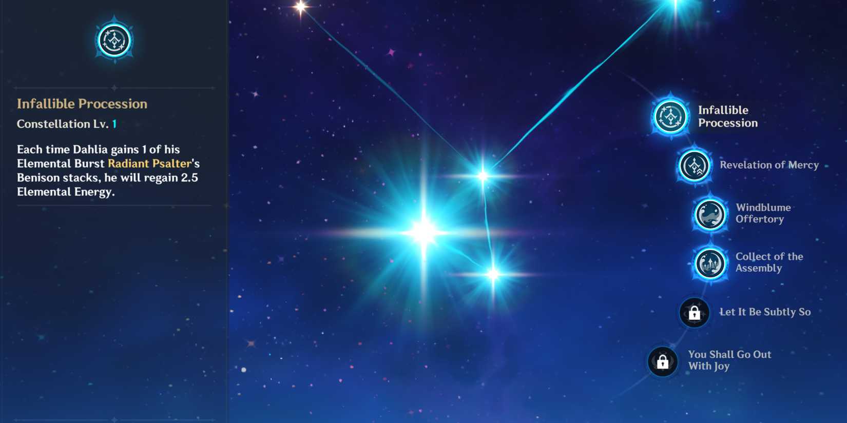 dahlia constellation c1 in genshin impact