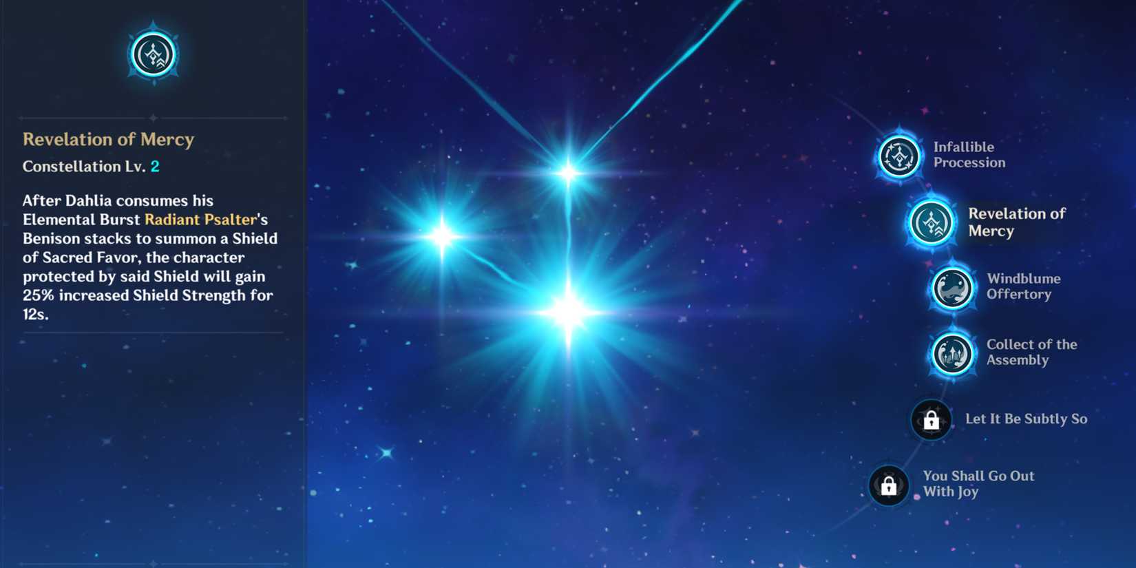 dahlia constellation c2 in genshin impact