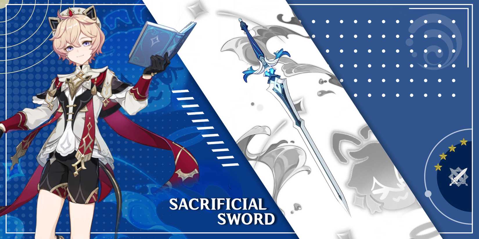 dahlia using sacrificial sword weapon in genshin impact