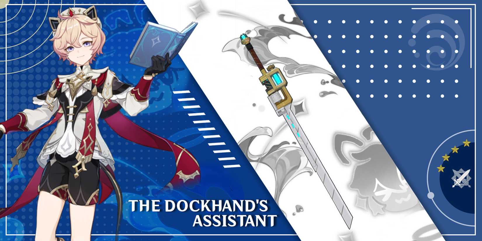 dahlia using the dockhand assistant weapon in genshin impact