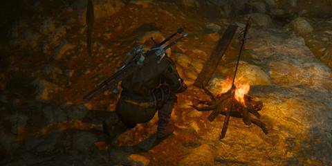 Dark Souls bonfire easter egg in The Witcher 3