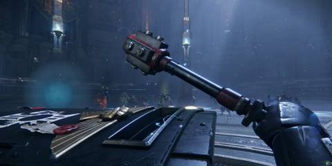 Darktide Arbites Shock Maul and Shield