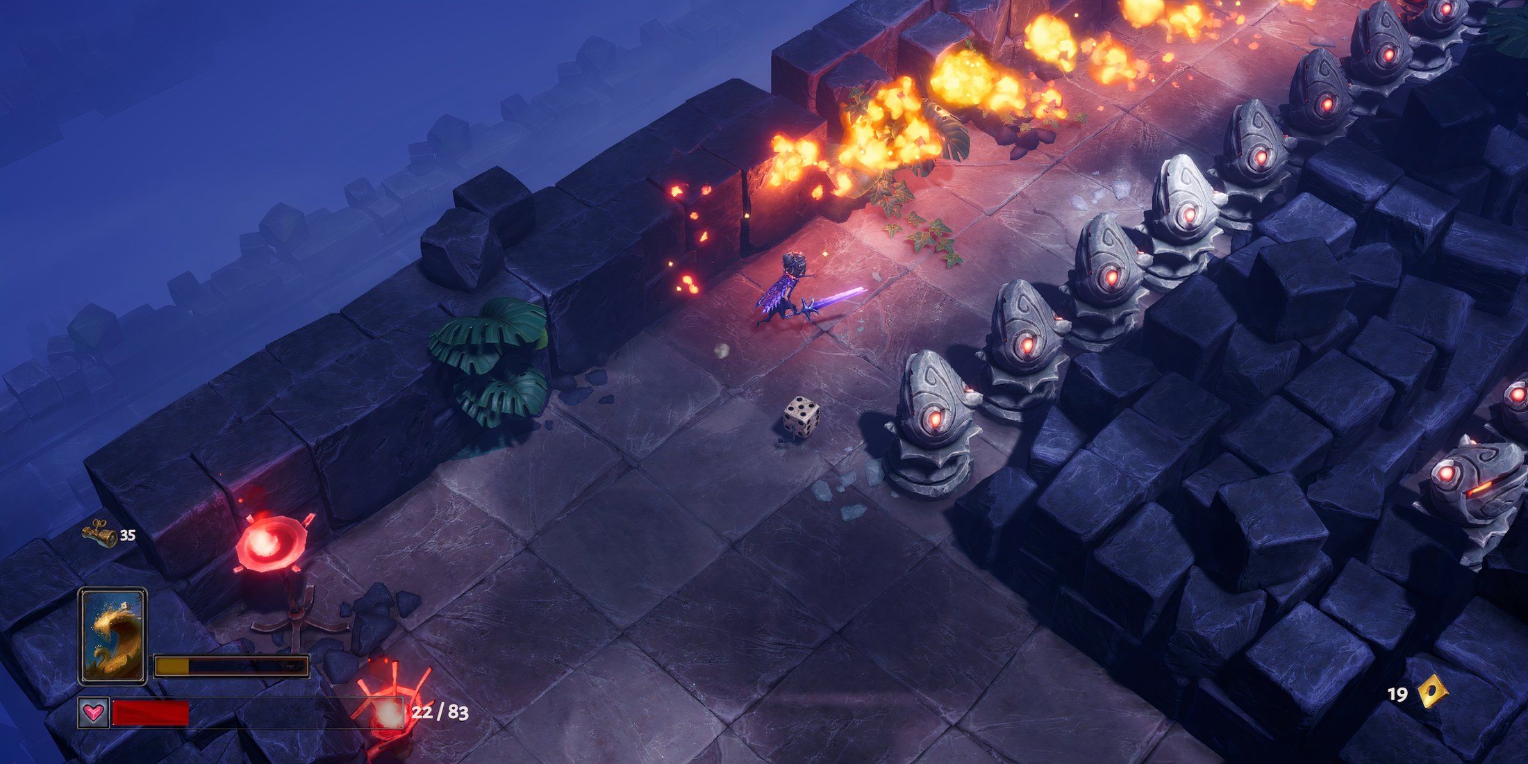 Dashing through traps in Lost in Random The Eternal Die