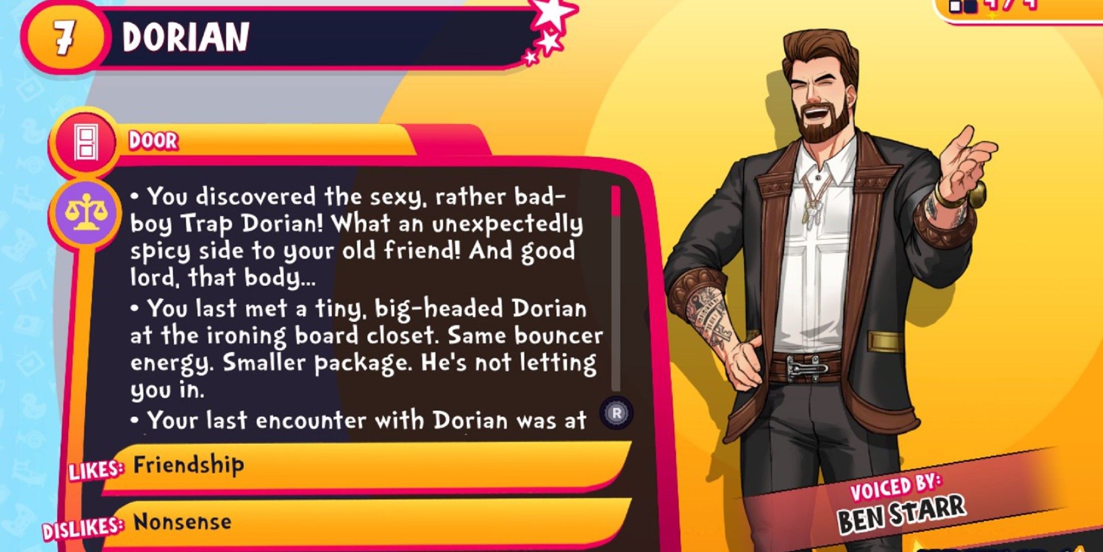 Date Everything PSA: Don't Let Dorian's Frame Fool You