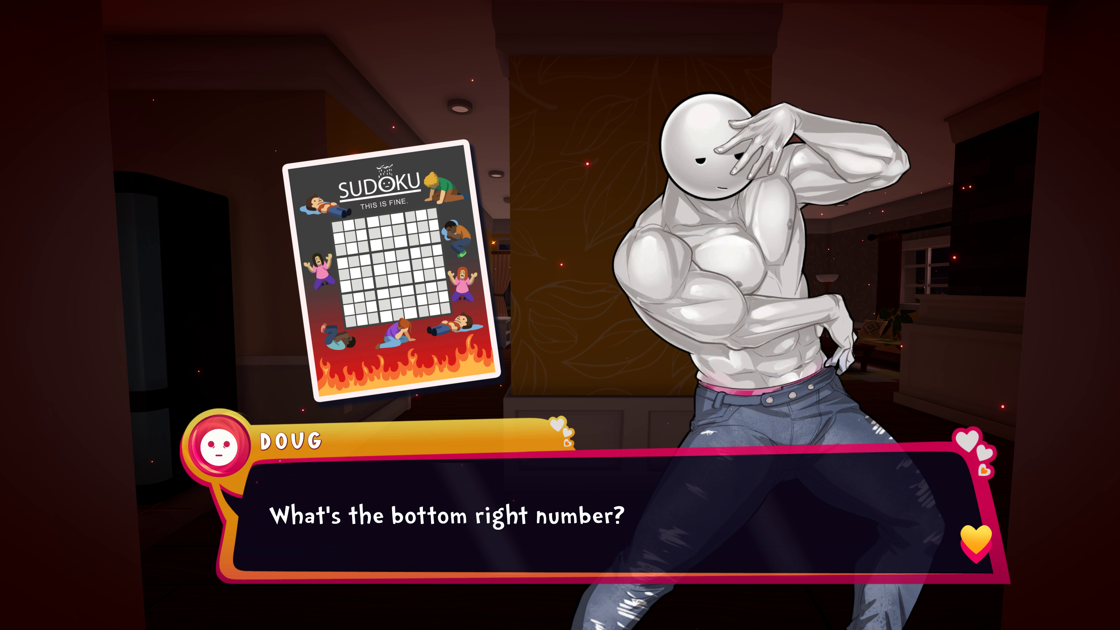 Doug Location and Sudoku Solution in Date Everything (Dateable 98)