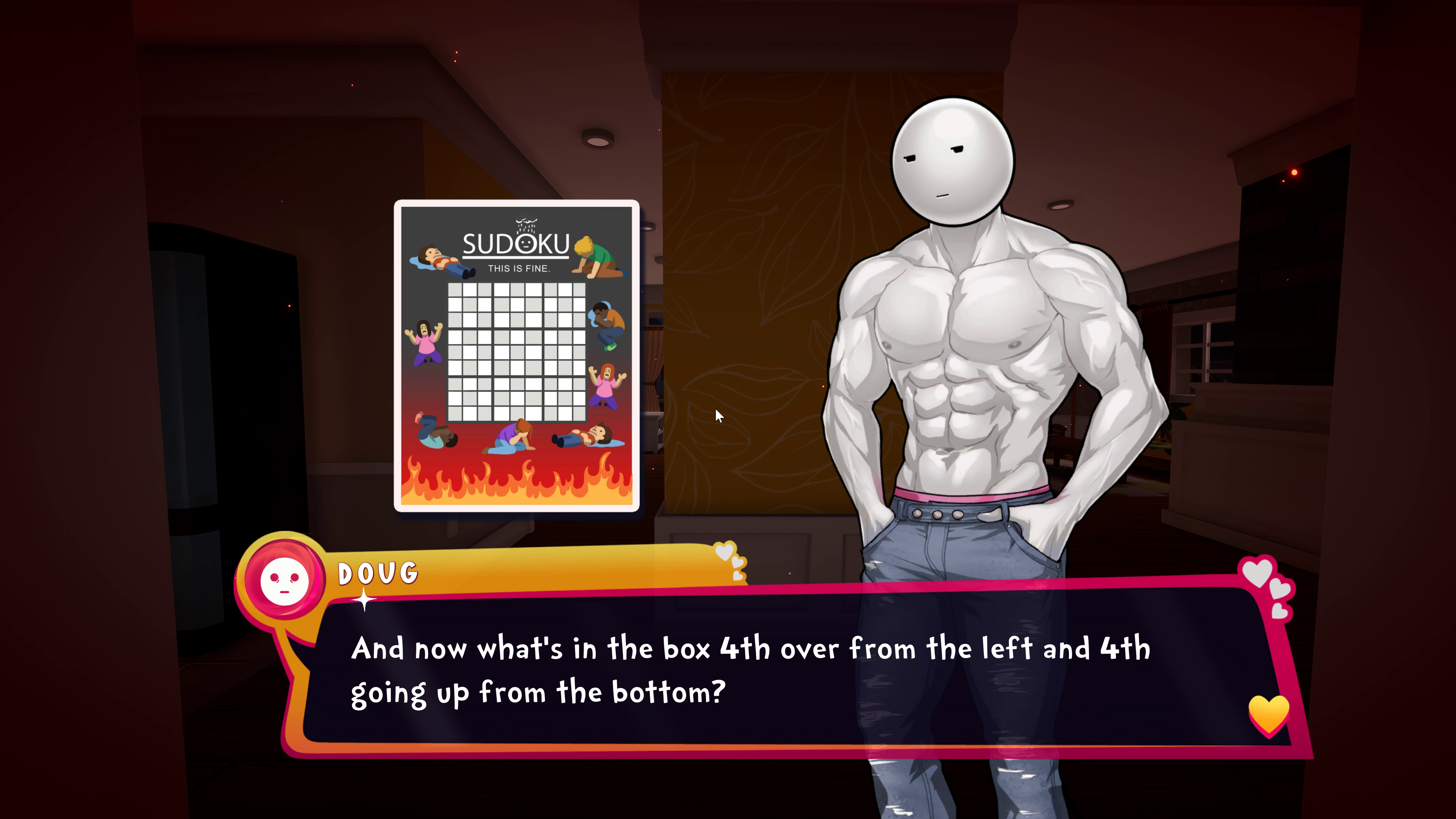 Doug Location and Sudoku Solution in Date Everything (Dateable 98)