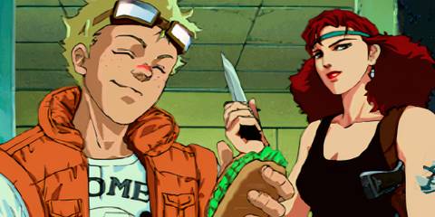 Dave and Meryl in Policenauts