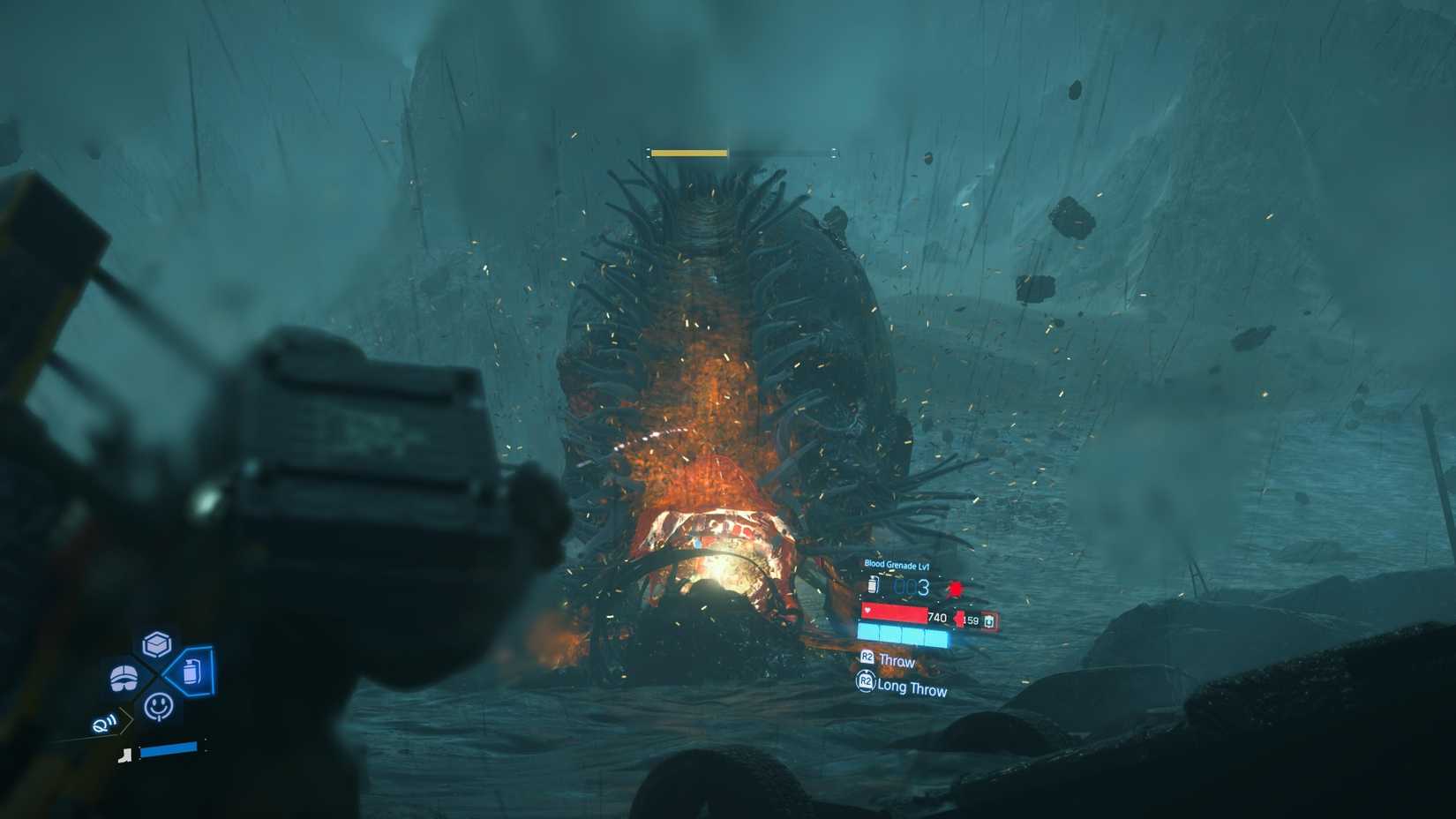 Death Stranding 2 Order 6 Giant BT Skull Boss Weakness