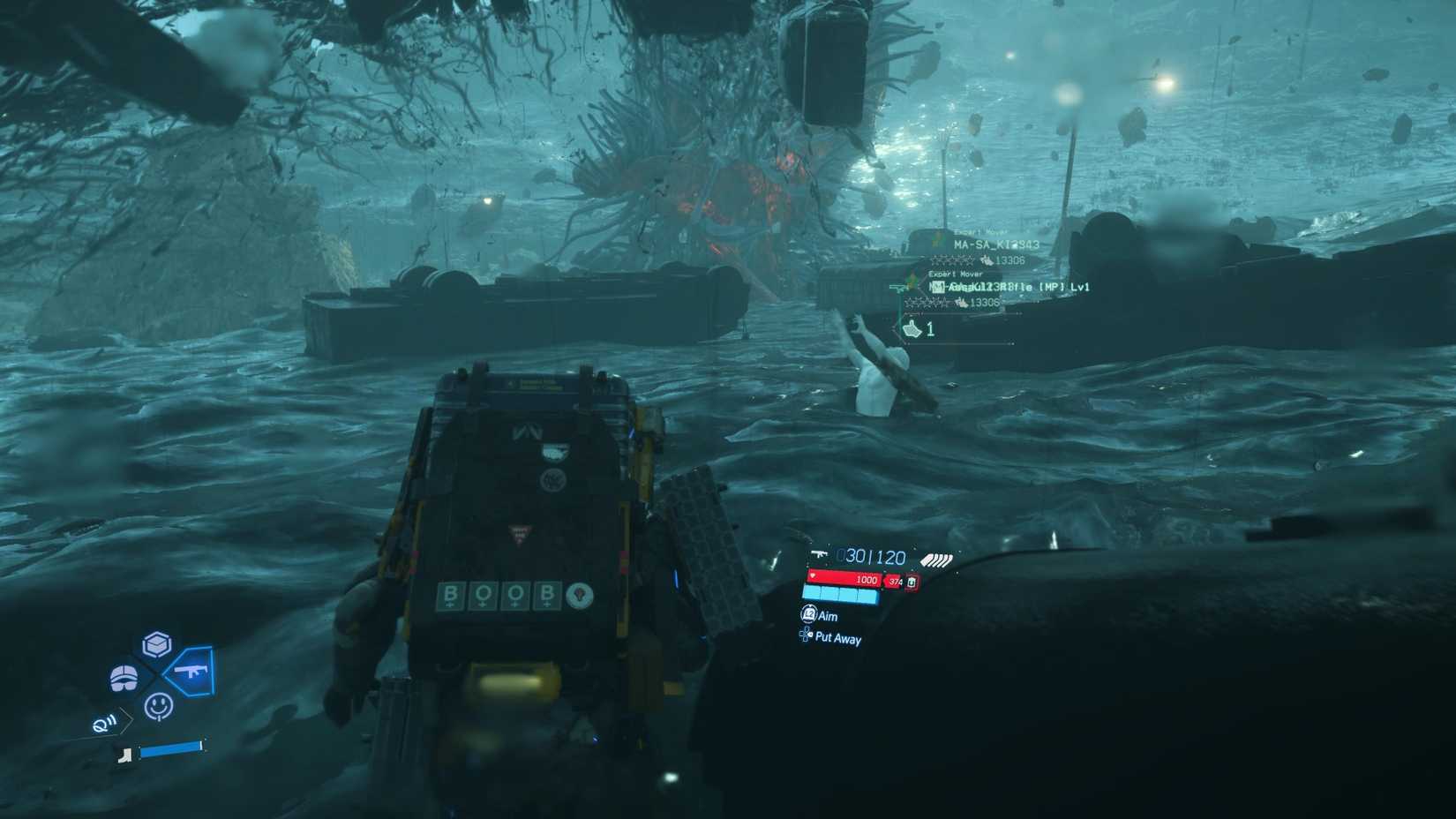 Death Stranding 2 Order 6 Giant BT Skull Boss Weapons