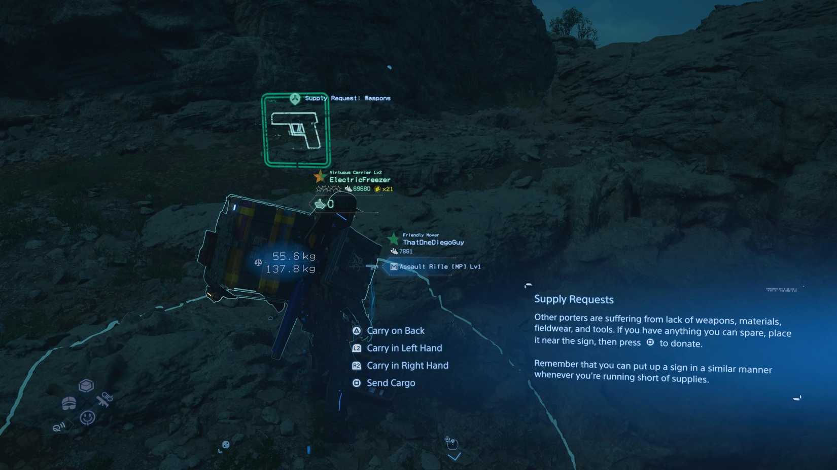 Death Stranding 2 Supply Request