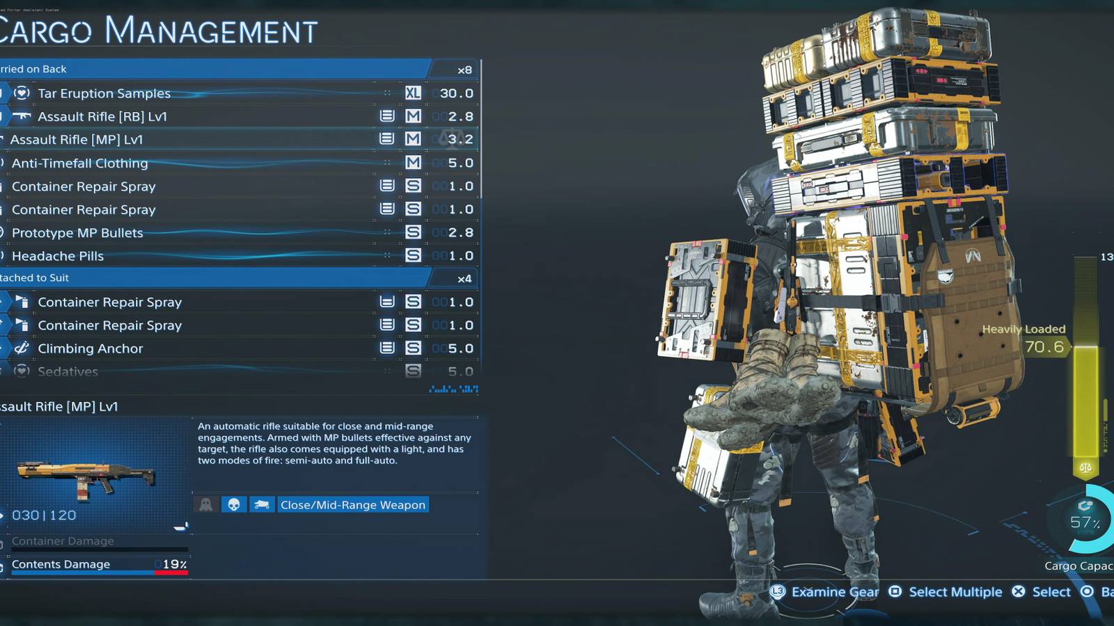 The Player With A Mostly Full Backpack