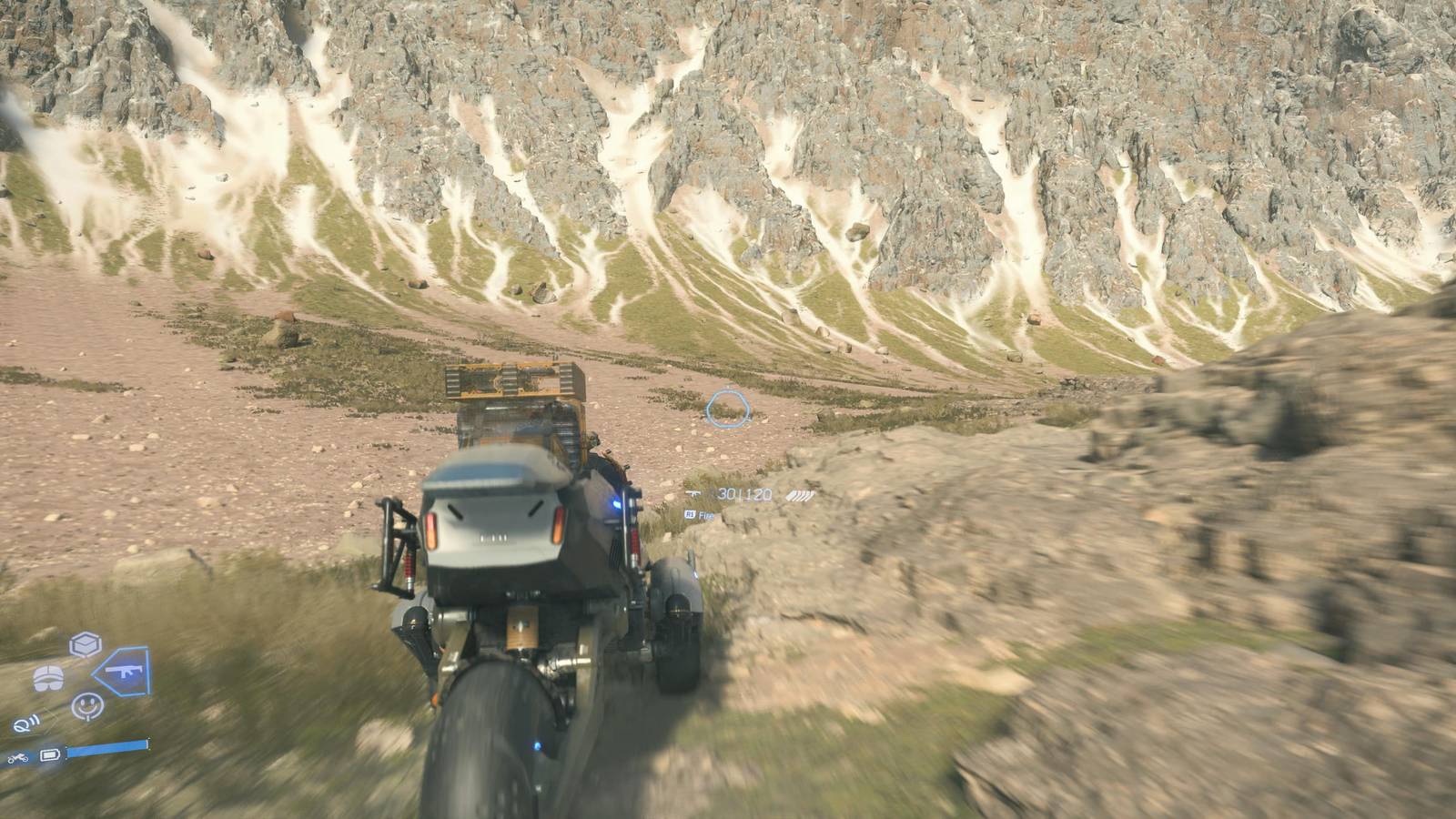 Sam Shooting an Assault Rifle While Riding A Bike 