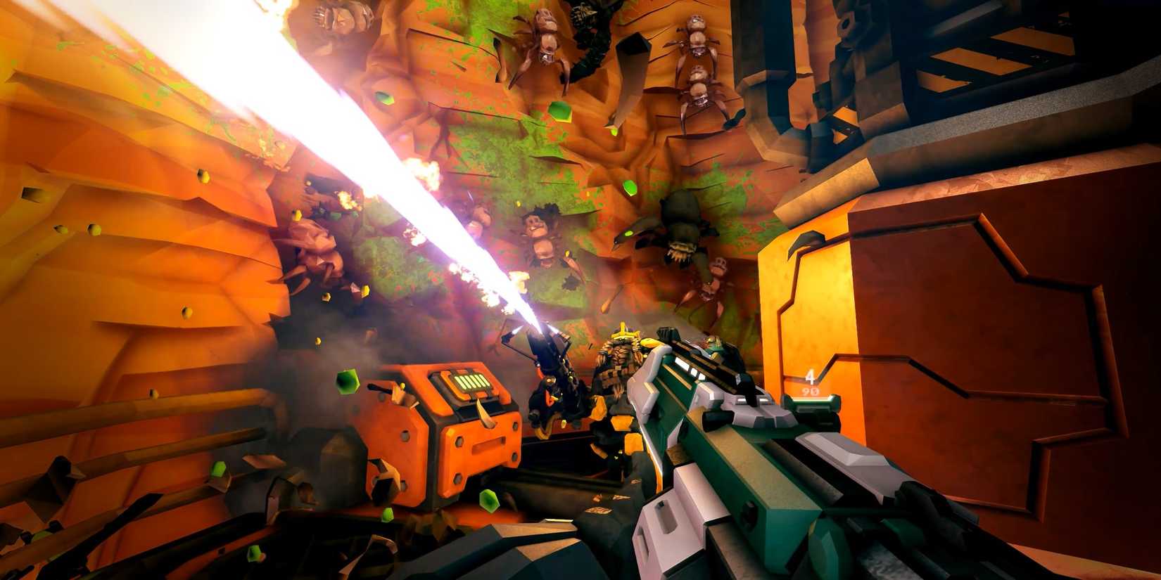 Deep Rock Galactic flamethrower coop