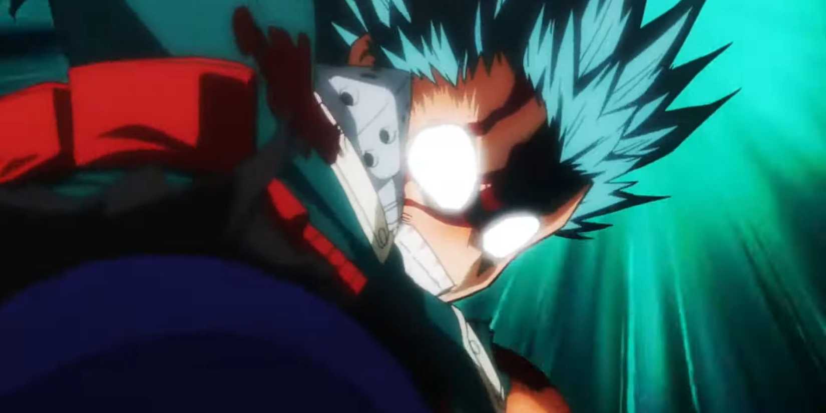 Deku unleashes United States of World Smash on Flect Turn.