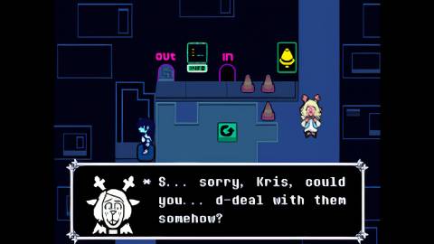 Deltarune Chapter 2 Annoying Mouse Room Puzzle 1-1
