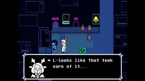 Deltarune Chapter 2 Annoying Mouse Room Puzzle #1 Solution