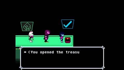 Deltarune Chapter 2 Blue Checkmark #1 Location