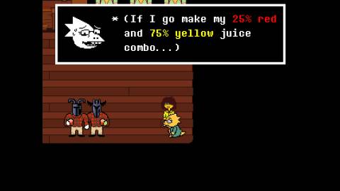 Deltarune Chapter 4 Alphys Juice