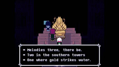 Deltarune Chapter 4 Gold Piano