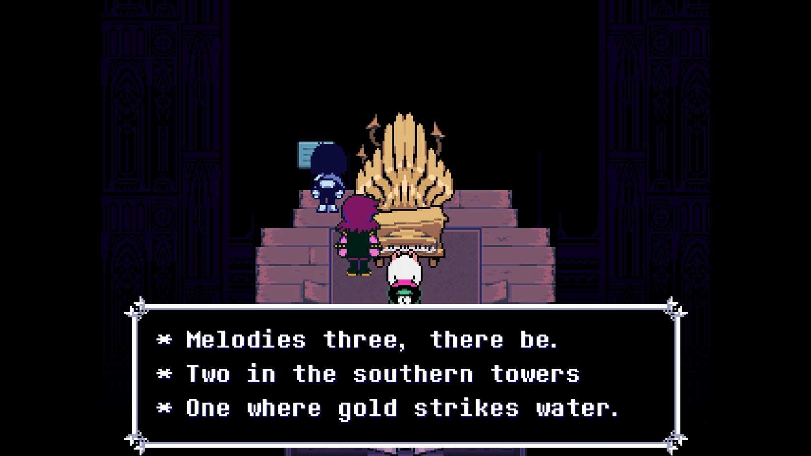 Deltarune Chapter 4 Gold Piano