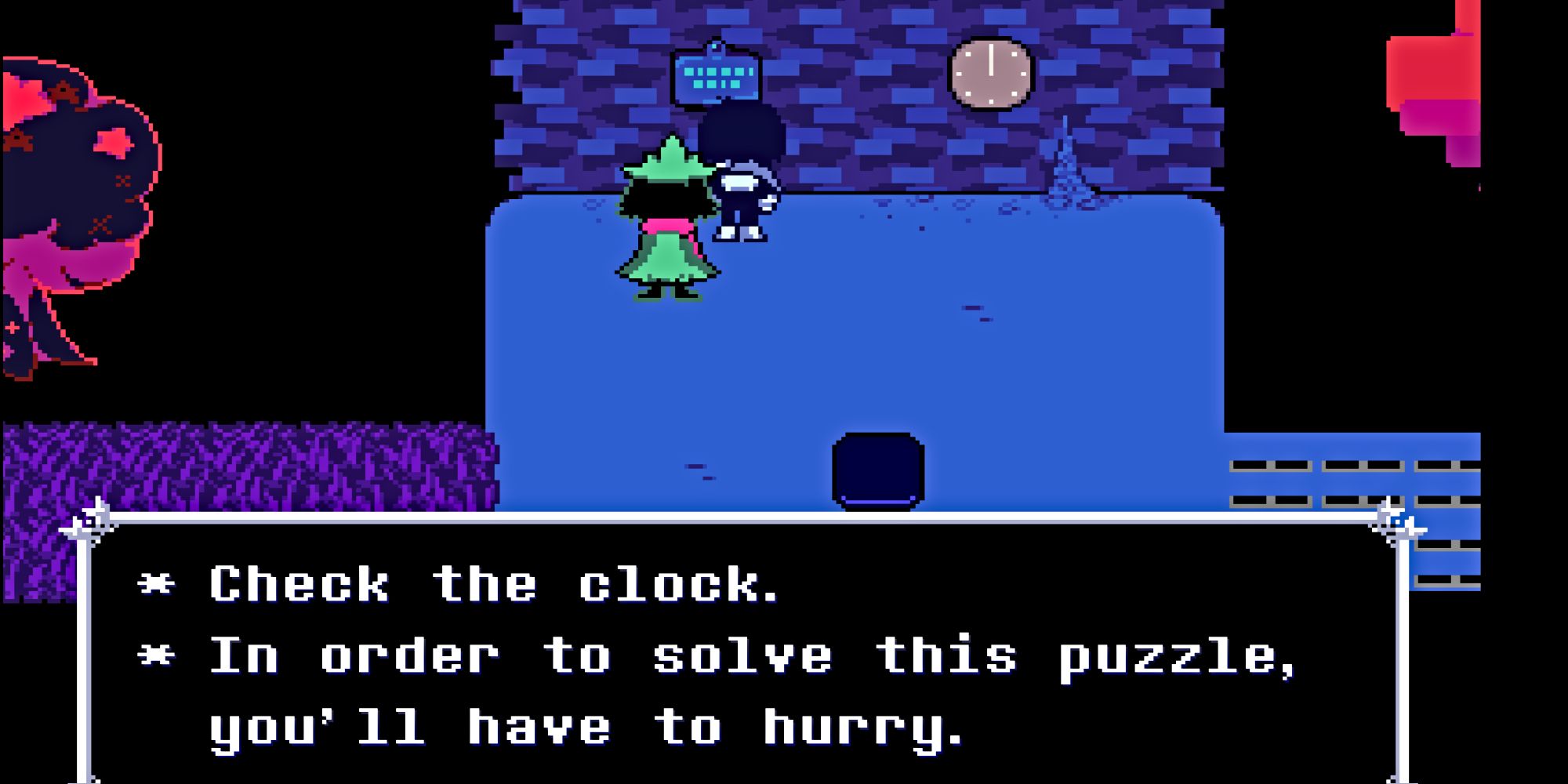 deltarune-clock-puzzle-hint