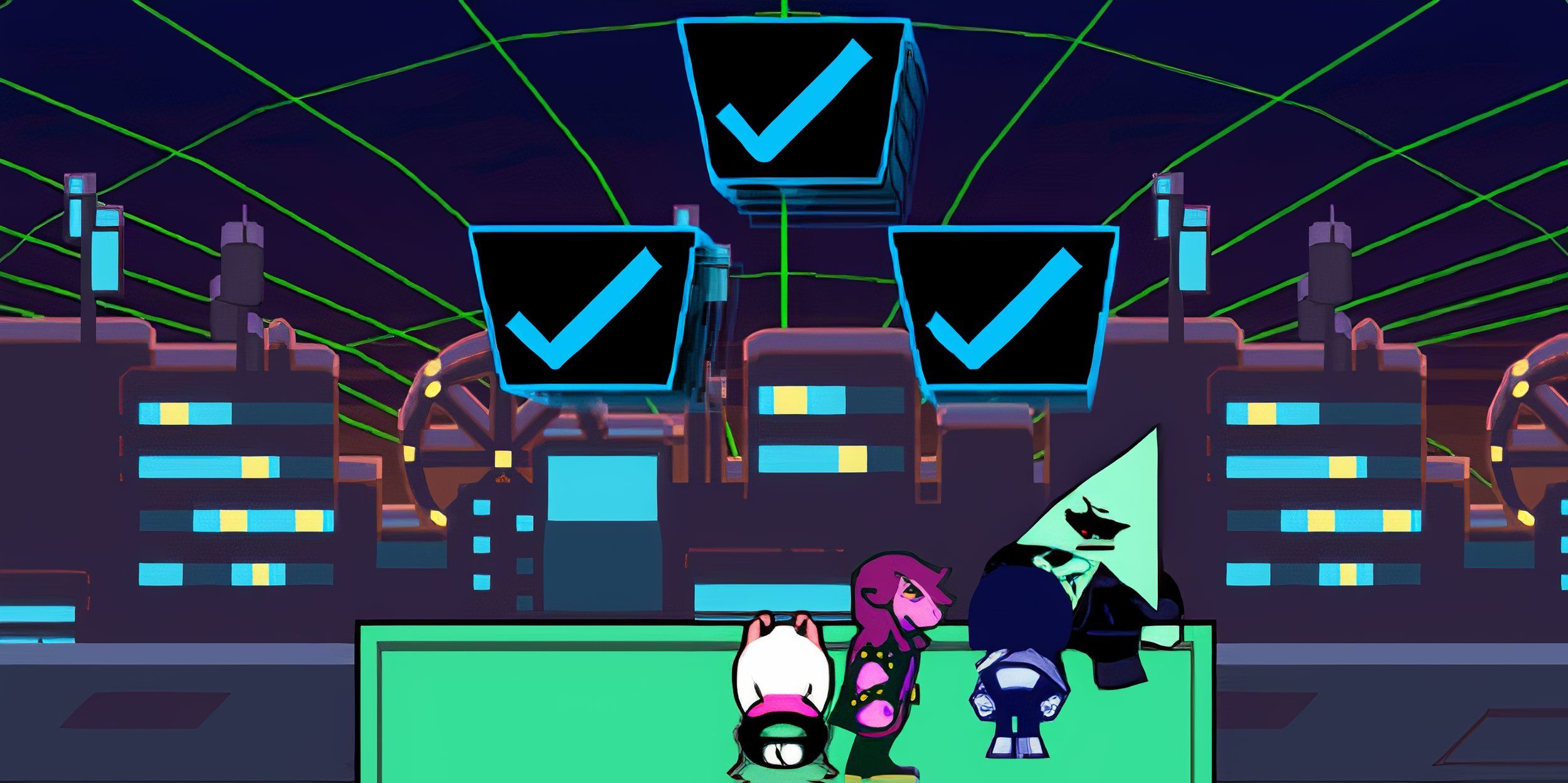 Deltarune: All Blue Checkmark Locations