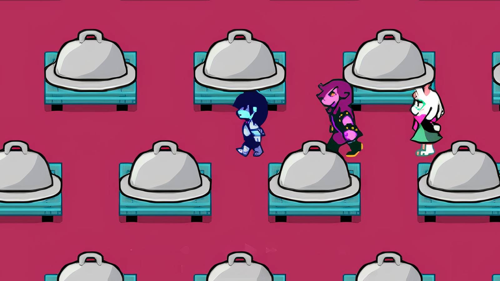 Deltarune Dinner Plates