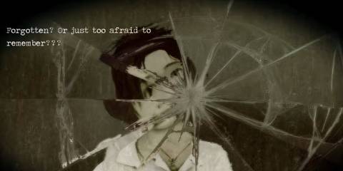 Detention Rei looking to smashed mirror