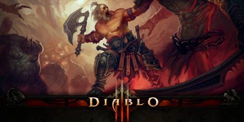 diablo 3 barbarian logo key art