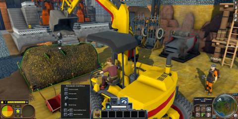 digging on a worksite in eco