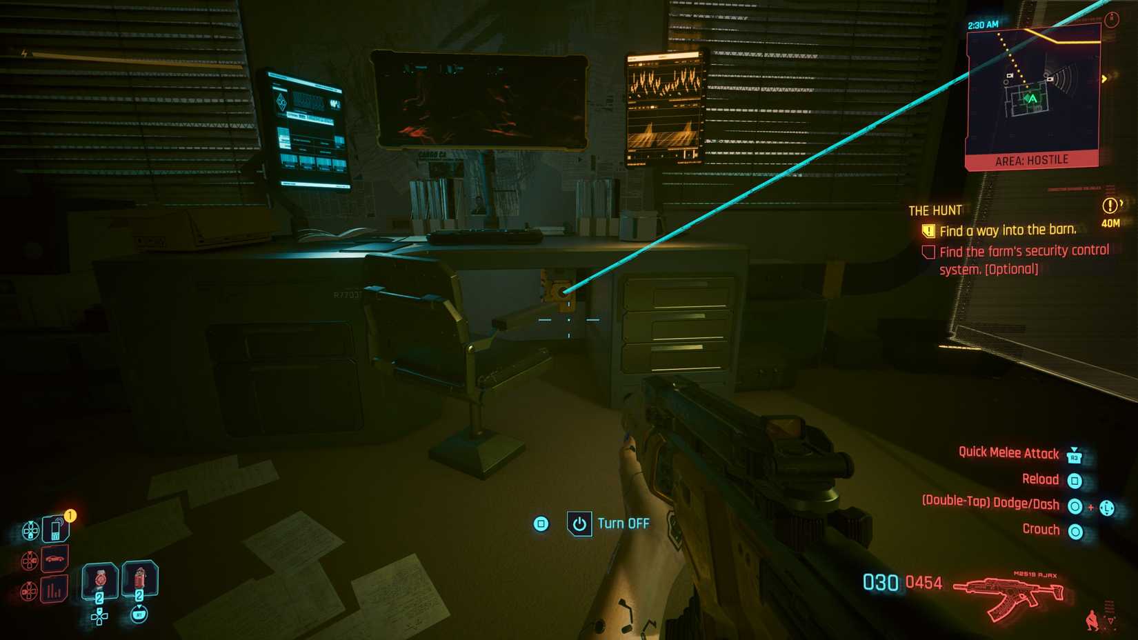 disabling the security at edgewood farm